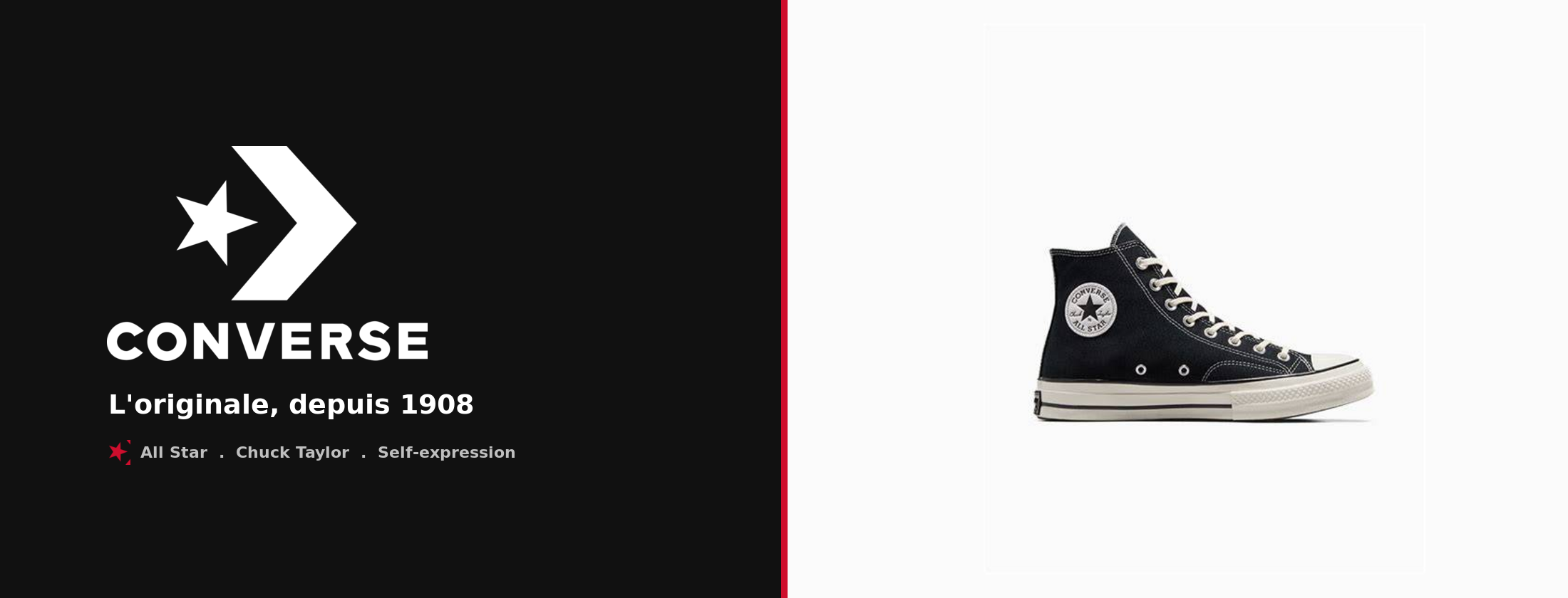 Converse Chuck Taylor All Star depuis 1908