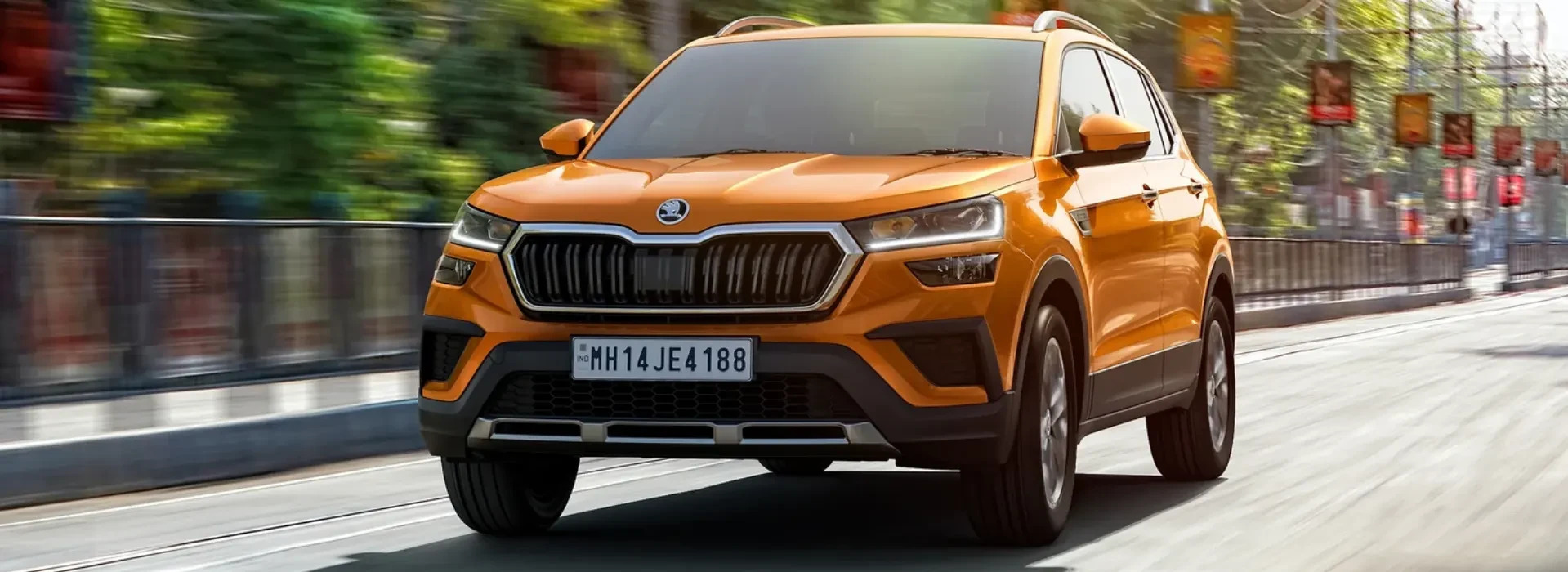 Skoda Kushaq orange