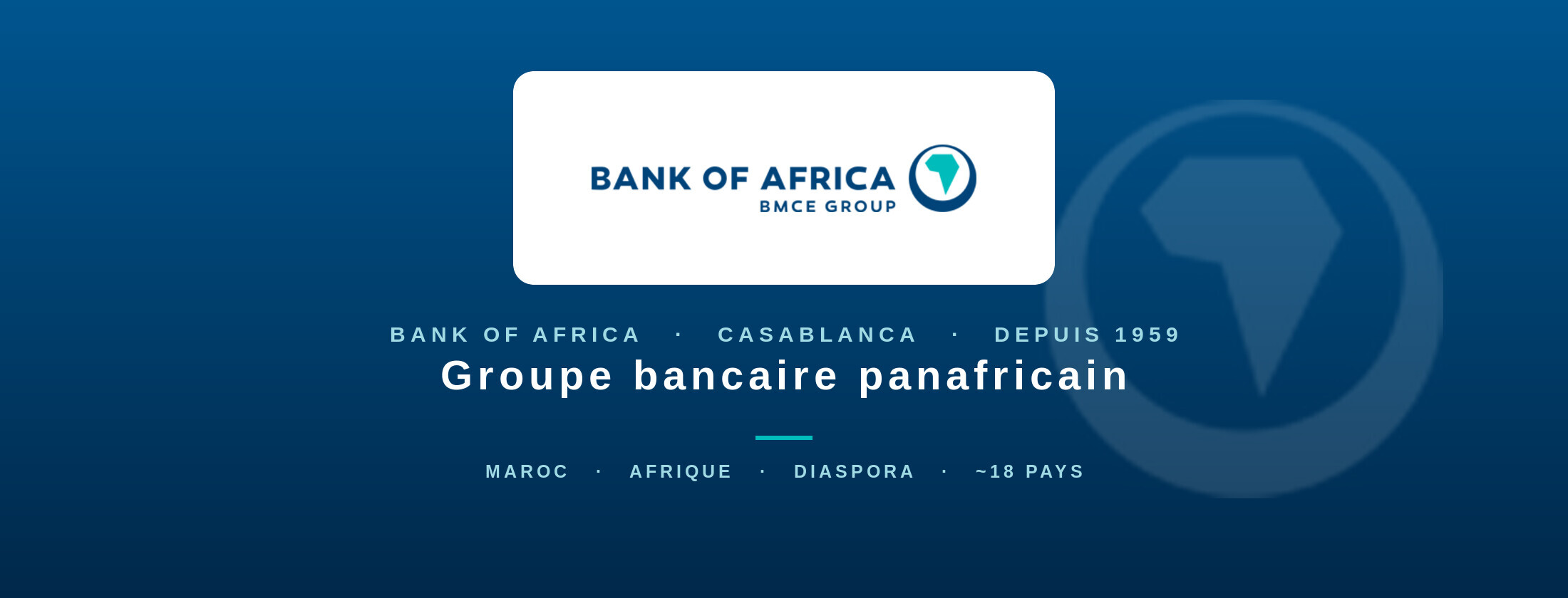 Bank of Africa — Groupe bancaire panafricain