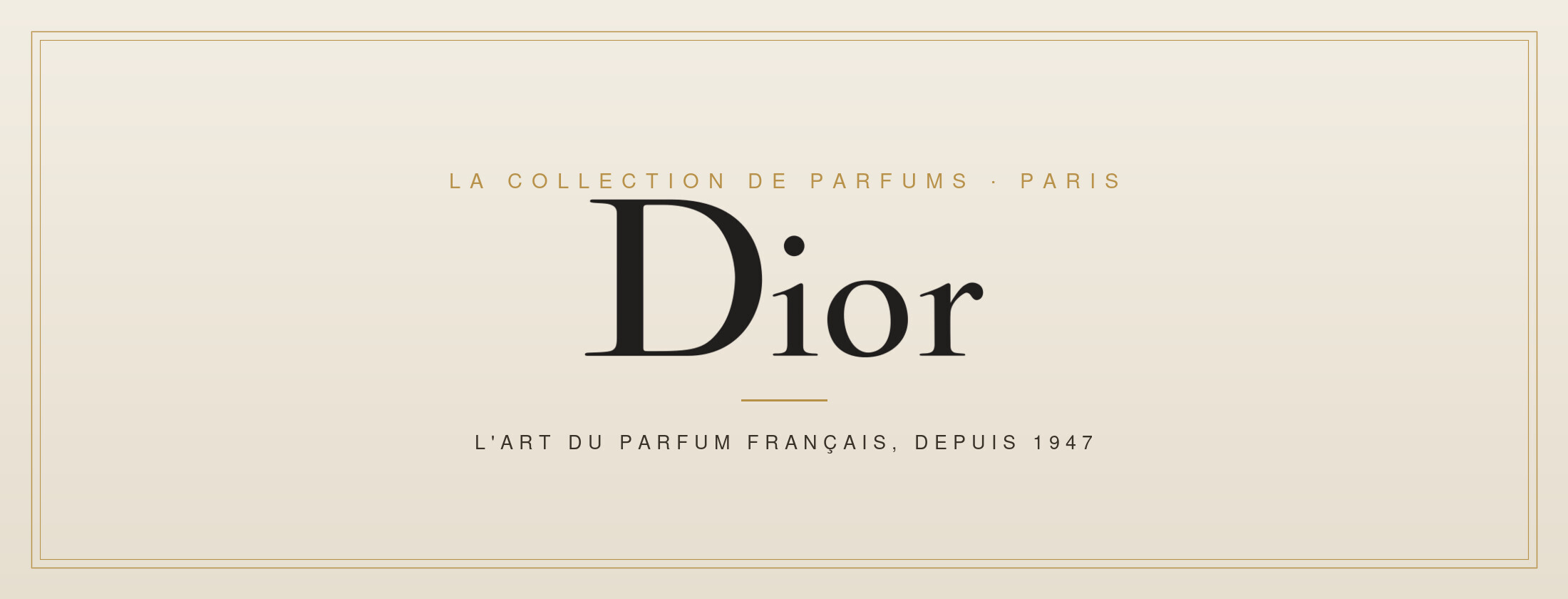 Dior — l'art du parfum français, depuis 1947