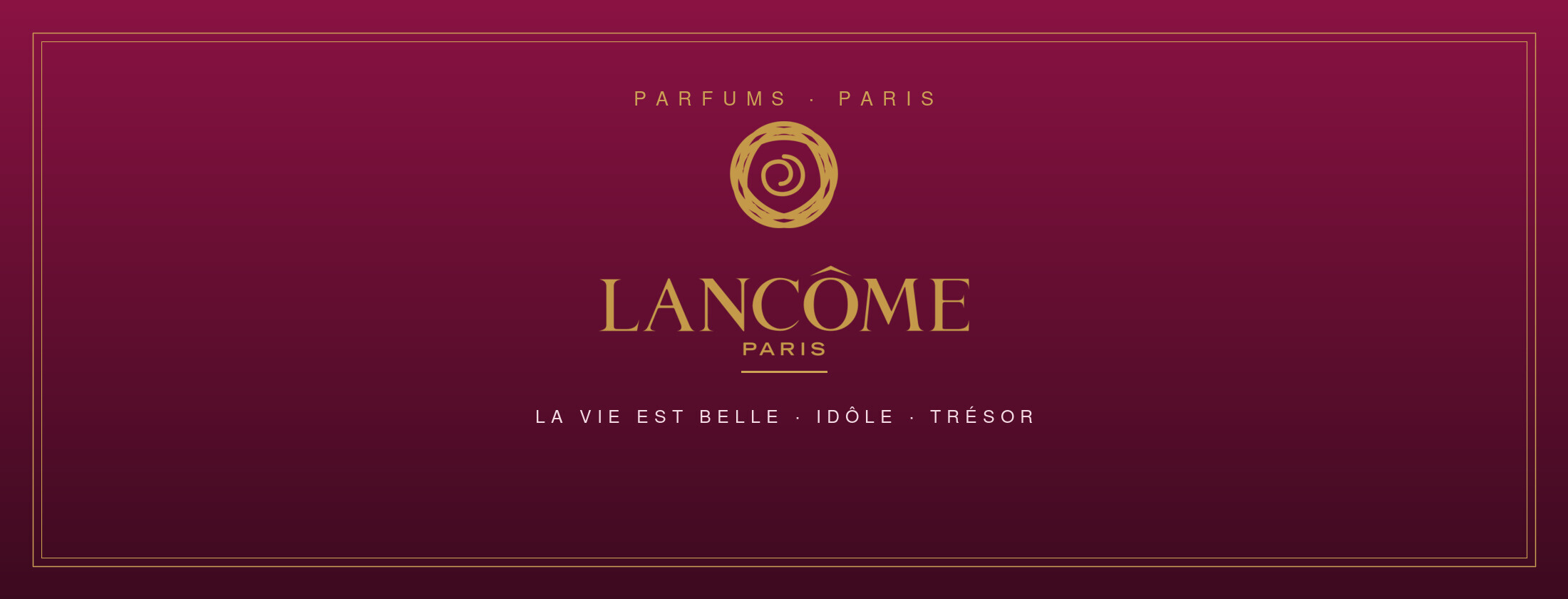 Lancôme — parfums, la vie est belle, depuis 1935