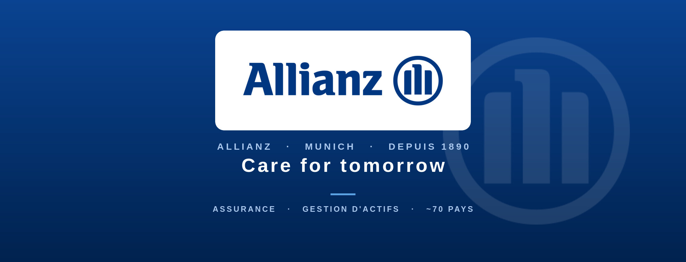 Allianz — Care for tomorrow