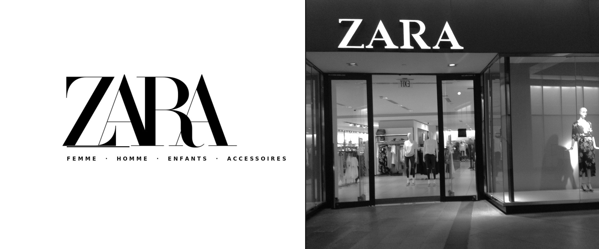 Zara mode femme homme enfants