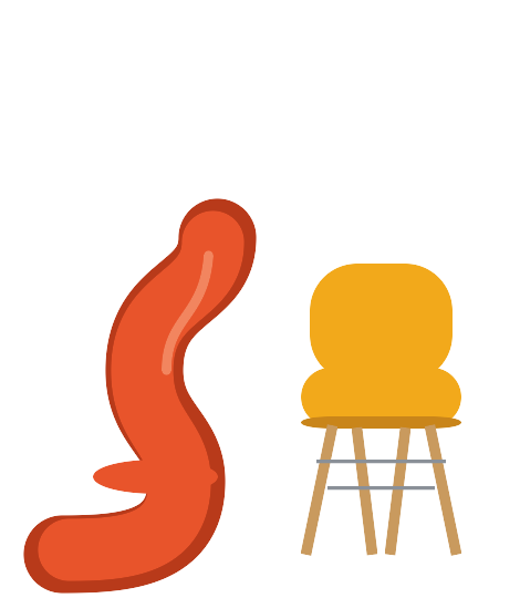 Vitra Panton Chair et chaise Eames