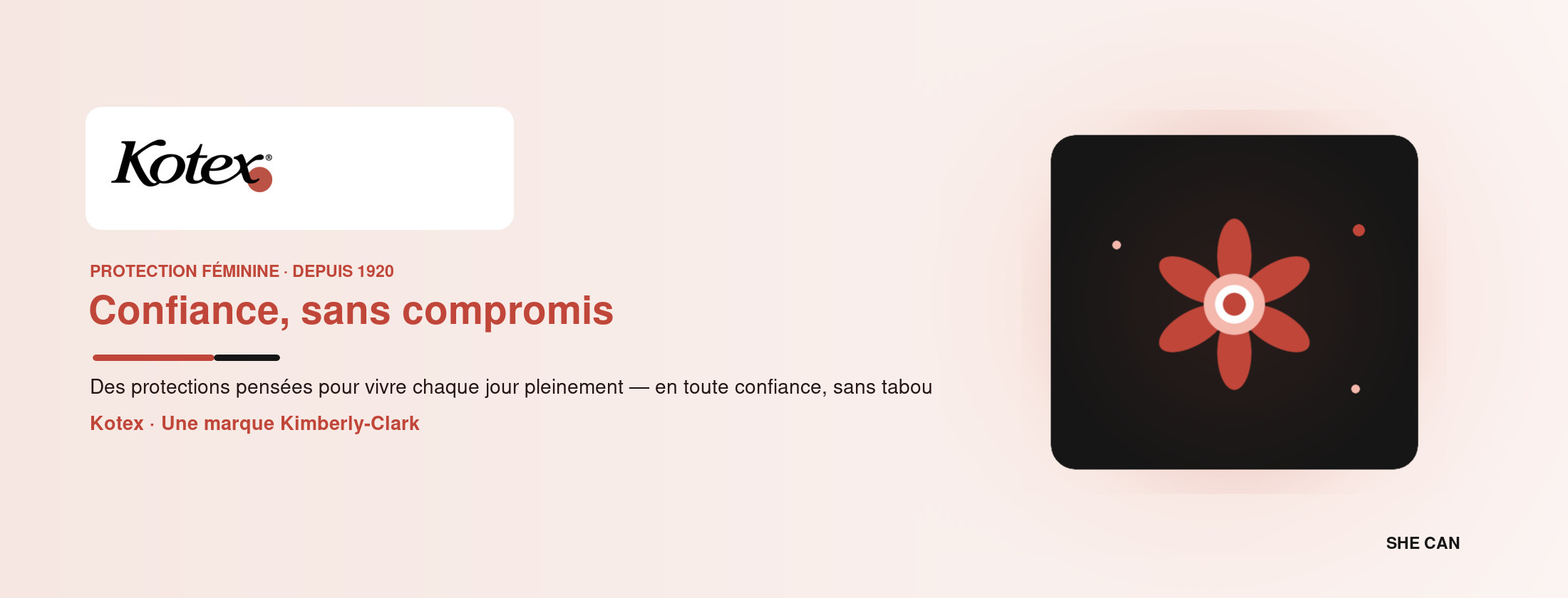 Kotex — Confiance, sans compromis